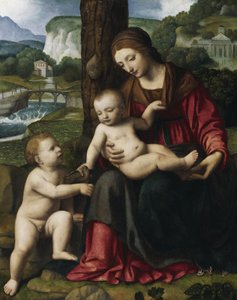 Madonna met Kind en Sint Johannes